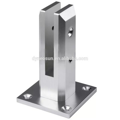 top quality 50*50*160mm square glass railing spigot made in China